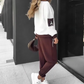 🎉🎉 Ensemble sweat à capuche et pantalon de jogging à blocs de couleurs