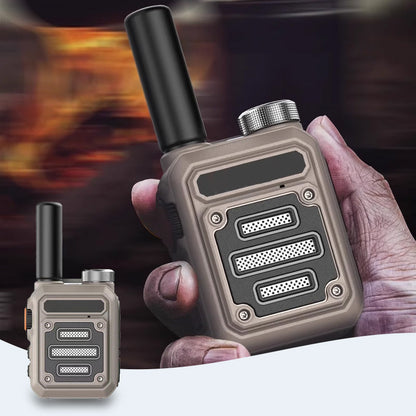📢📢Soldes : 50 % de réduction !⏰⏰Talkie-Walkie Mini Étanche et Résistant aux Chocs