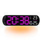 ⏳Spécial à durée limitée⏰Horloge murale numérique LED décorative multifonctionnelle🕰️