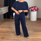 ⏳Offre spéciale à durée limitée⏰Ensemble élégant 3 pièces comprenant un long cardigan, un haut et un pantalon💞LIVRAISON GRATUITE