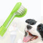 🐾 Brosse à dents pour animaux à poils doux – 3 faces (1 achetée = 1 offerte)