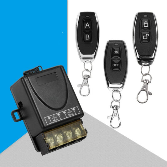 Interrupteur de commande à distance sans fil et kit récepteur, sans câblage