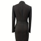 ✨Nouvelles arrivées élégantes !💃Robe élégante à col en V et coupe ajustée pour femme
