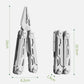 Pince multifonction pliable 12 en 1 en acier inoxydable