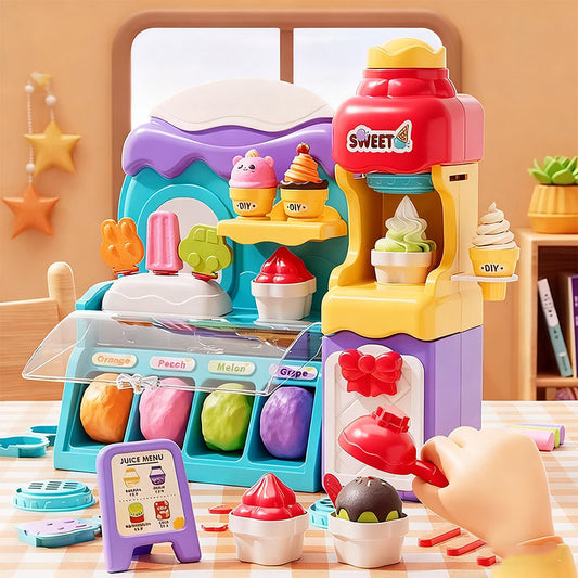 🎄Soldes de Noël 50 % de réduction🍦✨【Kit de pâte à modeler DIY pour enfants】✨ - Kit de pâte à modeler créatif pour les jeux de rôle et le développement des capacités sensorielles des enfants, le cadeau idéal !🎁