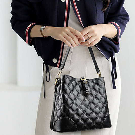😍Nouveaux modèles lancés en 2025😍Sac seau matelassé chic et élégant pour femmes