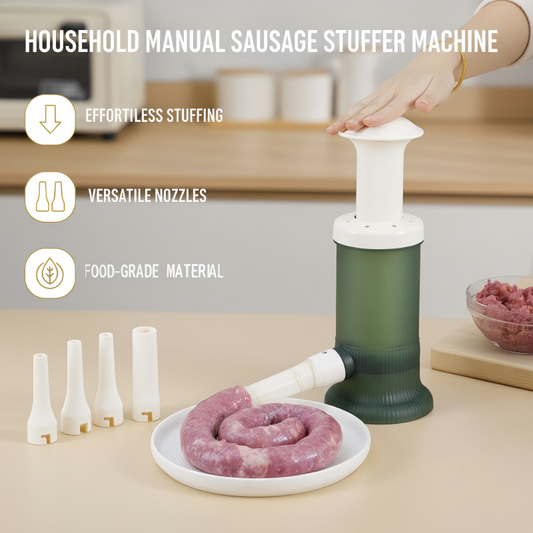 🌭Offre à durée limitée-Machine à saucisses manuelle pour usage domestique