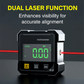 🔥 Black Friday : 50 % de réduction ! Inclinomètre numérique magnétique à 4 côtés avec laser – Précision ±0,2°, double mode & fixation 360° pour pros 📐⚡