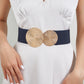 Women's Vintage Gold Buckle High Elastic Belt🎁