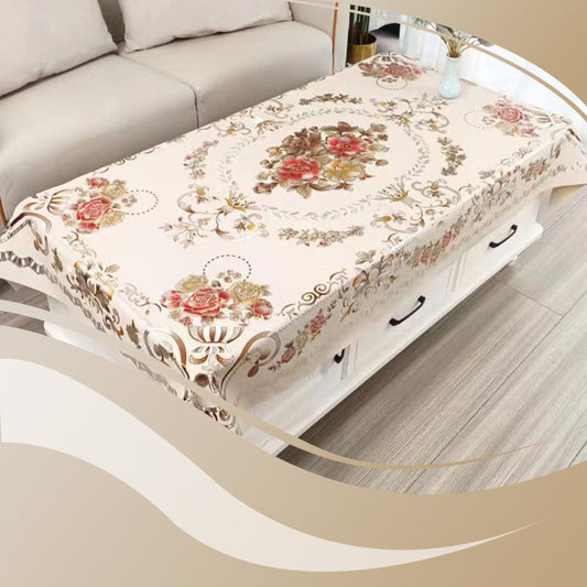 🌼 50% DE RÉDUCTION ! 🛡️ Nappe Imperméable & Oléofuge – Motif Floral Élégant, Facile à Nettoyer & Protection Totale 🍽️