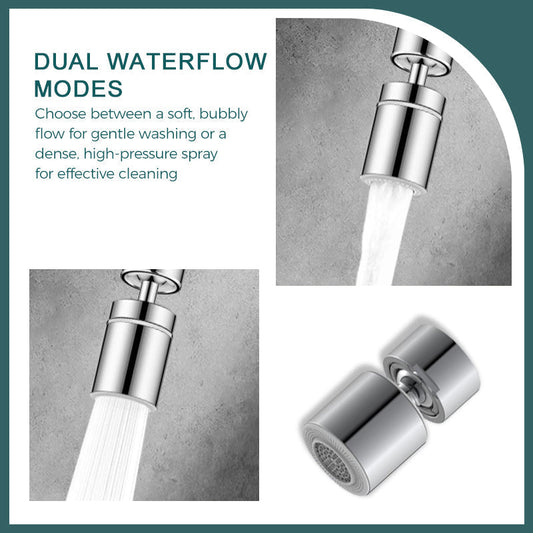 📢📢50% de réduction ! 🚰✨ Robinet pivotant à 360° avec fonction 2 en 1 et gazéificateur d'eau potable – Des robinets précis pour une cuisine flexible et durable ! 🌱💧