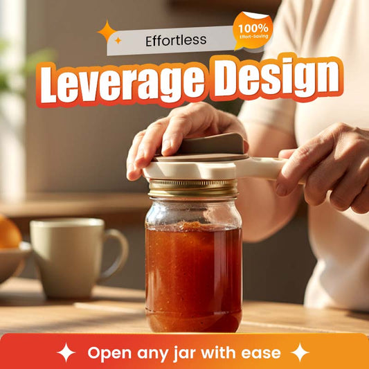 📢📢55% de réduction ! 🥫 Ouvre-Pot Multifonction 4 en 1 Sans Effort – Ouvre Tout, Même les Bocaux les Plus Coriaces ! 💪