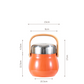 🥤 60% DE RÉDUCTION ! 🍱 Bocal Alimentaire Isotherme 1,5L en Acier Inoxydable – Garde Chaud/Froid 12h, Sans BPA & Couvercle-Bol Pratique 🍵