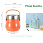 🥤 60% DE RÉDUCTION ! 🍱 Bocal Alimentaire Isotherme 1,5L en Acier Inoxydable – Garde Chaud/Froid 12h, Sans BPA & Couvercle-Bol Pratique 🍵