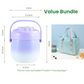 🥤 60% DE RÉDUCTION ! 🍱 Bocal Alimentaire Isotherme 1,5L en Acier Inoxydable – Garde Chaud/Froid 12h, Sans BPA & Couvercle-Bol Pratique 🍵