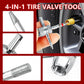 📢📢50% de réduction ! Kit d’outils pour valve de pneu de voiture à changement rapide – Polyvalent & Portable 🔧🚗