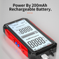 ⏰ 56 % de réduction en ce moment ! ⏰ Multimètre numérique rechargeable par USB – Valeur efficace vraie, sélection automatique de la plage et écran LCD rétroéclairé, CAT III 1000 V 🛡️