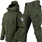 Outdoor rembourré épaissi punching-ball veste chaude costume d'alpinisme veste softshell