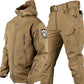 Outdoor rembourré épaissi punching-ball veste chaude costume d'alpinisme veste softshell