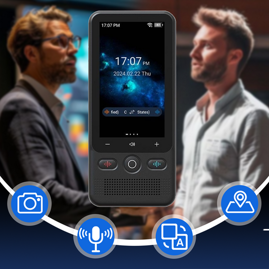 🌐🗣️VENTE FLASH – PLUS QUE 3 HEURESTraducteur Portable Multifonctionnel – 138 Langues, Traduction Instantanée Hors Ligne & par Photo