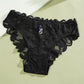Culotte avec dentelle fleurie et taille basse