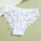 Culotte avec dentelle fleurie et taille basse