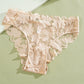 Culotte avec dentelle fleurie et taille basse
