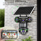 📹 50% DE RÉDUCTION! ☀️ Caméra de surveillance Wi-Fi 6K 9 MP pour l'extérieur | Zoom 10x, 3 objectifs, PTZ 360° | Indice de protection IP66, vision nocturne couleur, audio bidirectionnel, suivi de mouvement