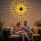 🌞 50 % DE RÉDUCTION MAINTENANT ! 🌀 Lampe solaire mandala – Projection de motifs époustouflants, design 2 en 1 pour sol et mur, étanche IP65, allumage/extinction automatique 🌿