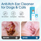 🐶🐱 Nettoyant pour oreilles | Soulage les démangeaisons chez les chiens et les chats 👂