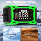 ⚡🚙 Chargeur intelligent 12V 6A, réparation impulsion, écran LCD, toutes protections intégrées