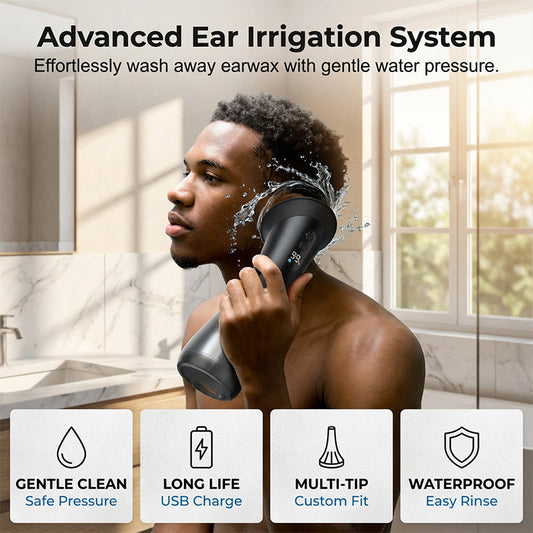 ✨💦50 % de réduction + livraison gratuite 🔥 Kit Nettoyeur d'Oreilles Électrique Rechargeable