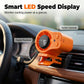 🌀🌬️ PROMO FLASH 50% ! Ventilateur Personnel USB Mains Libres – Fixation Grille Aération Voiture ou Bureau, Écran LED, Silencieux (<36dB), Batterie 2000/4000mAh, 3 Couleurs 🚗