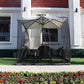 🚩 Livraison gratuite 🌞 Parasol de jardin multifonction avec moustiquaire — Résistant au vent, à la pluie et au soleil