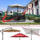 🚩 Livraison gratuite 🌞 Parasol de jardin multifonction avec moustiquaire — Résistant au vent, à la pluie et au soleil