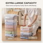 ❤️Vente directe d'usine ◼️ Grand sac de rangement sous vide compressible ne nécessitant pas de pompe ☄️ Très pratiques ☄️ Meilleur rapport qualité-prix