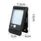 Lampe à pince solaire avec détecteur de mouvement