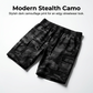 🎉 PROMO 2026 – Déjà +50 000 ventes !💞  Short Cargo Tactique Homme – Camouflage, Multi-Poches, Taille Élastique ✨
