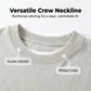 T-shirt unisexe en pur coton uni à épaules tombantes