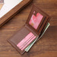 Portefeuille classique fin et portable pour homme