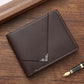 Portefeuille classique fin et portable pour homme