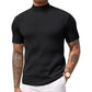👔 DU CASUAL AU CHIC | T-shirt Côtelé à Col Montant -50 %