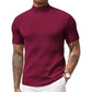 👔 DU CASUAL AU CHIC | T-shirt Côtelé à Col Montant -50 %