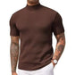 👔 DU CASUAL AU CHIC | T-shirt Côtelé à Col Montant -50 %