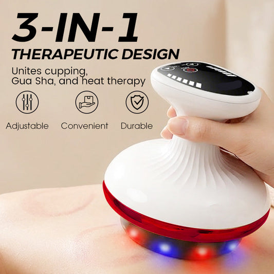 ✨New arrival 50% OFF! 💚3-in-1 Handheld Gua Sha & Cupping Massager