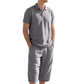 Ensemble chemise et pantalon décontracté en lin pour homme