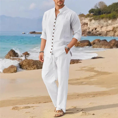 🔥 Offre limitée🔥Ensemble deux pièces léger de loisirs pour homme