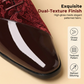 🌞 Accueillez le printemps avec 50 % de réduction ! 🤵 Chaussures de ville de luxe pour homme à contrastes – Finition ultra-brillante et texture haut de gamme