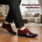 🌞 Accueillez le printemps avec 50 % de réduction ! 🤵 Chaussures de ville de luxe pour homme à contrastes – Finition ultra-brillante et texture haut de gamme