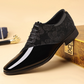 🌞 Accueillez le printemps avec 50 % de réduction ! 🤵 Chaussures de ville de luxe pour homme à contrastes – Finition ultra-brillante et texture haut de gamme